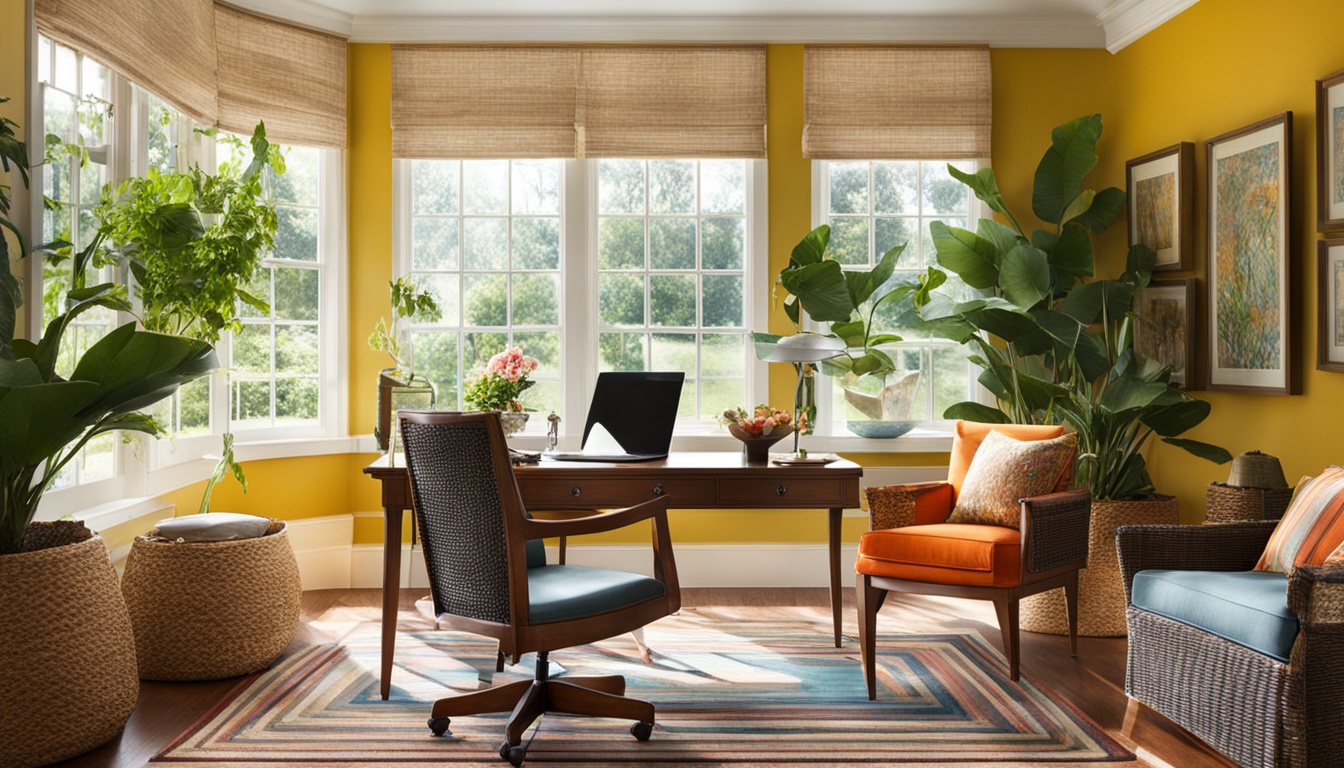 What Colors to Choose for a Sunroom Office?