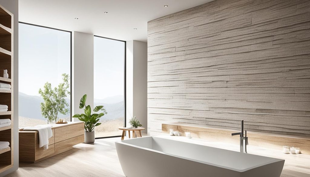 Texture in Minimalist Bathrooms