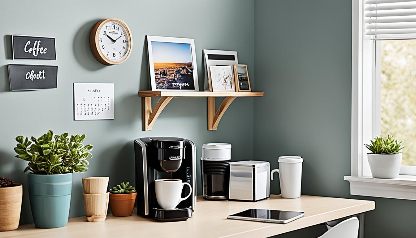 Tiny Space Home Office Coffee Station Solutions