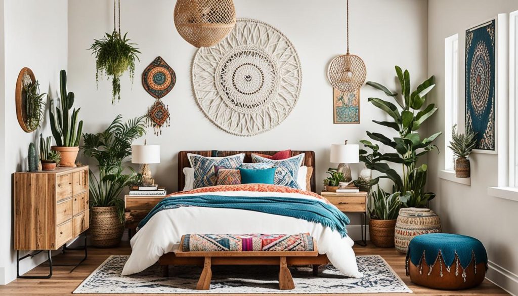 boho bedroom accessories