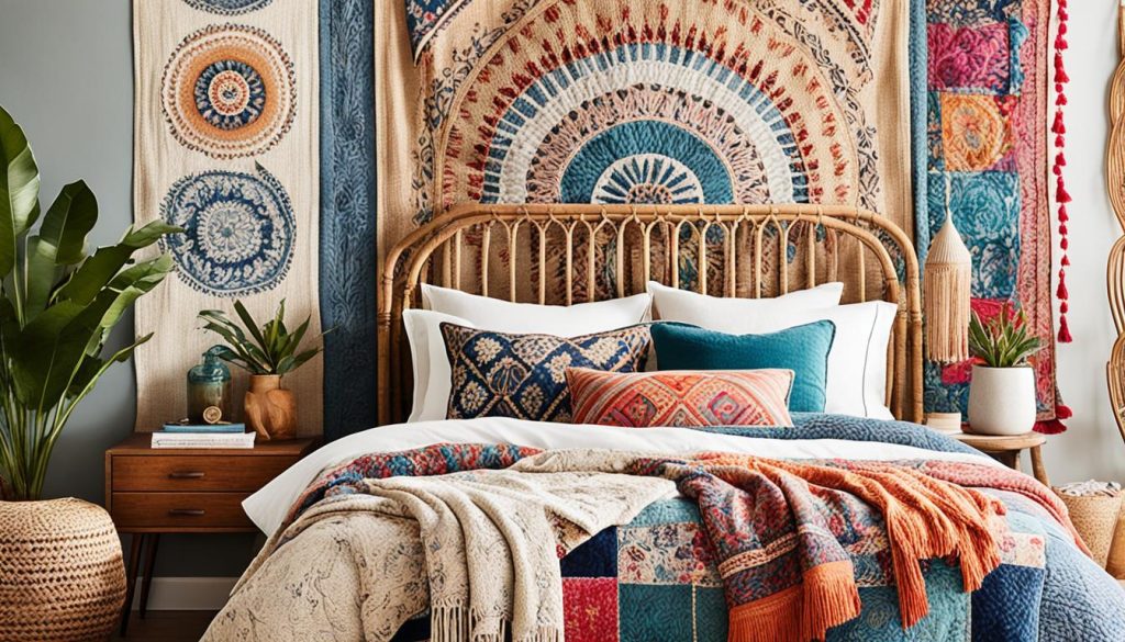 boho chic textures