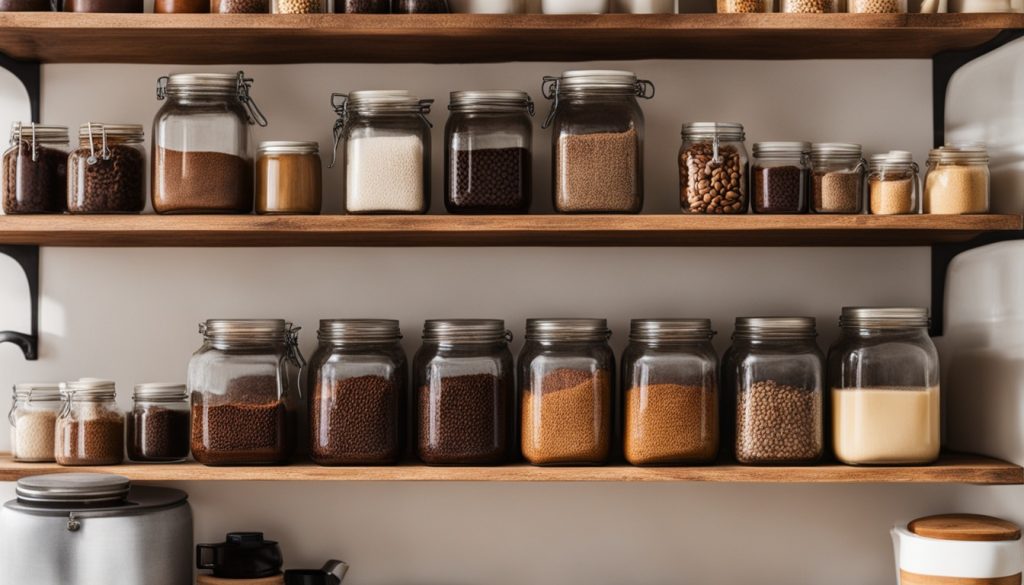 coffee station pantry essentials