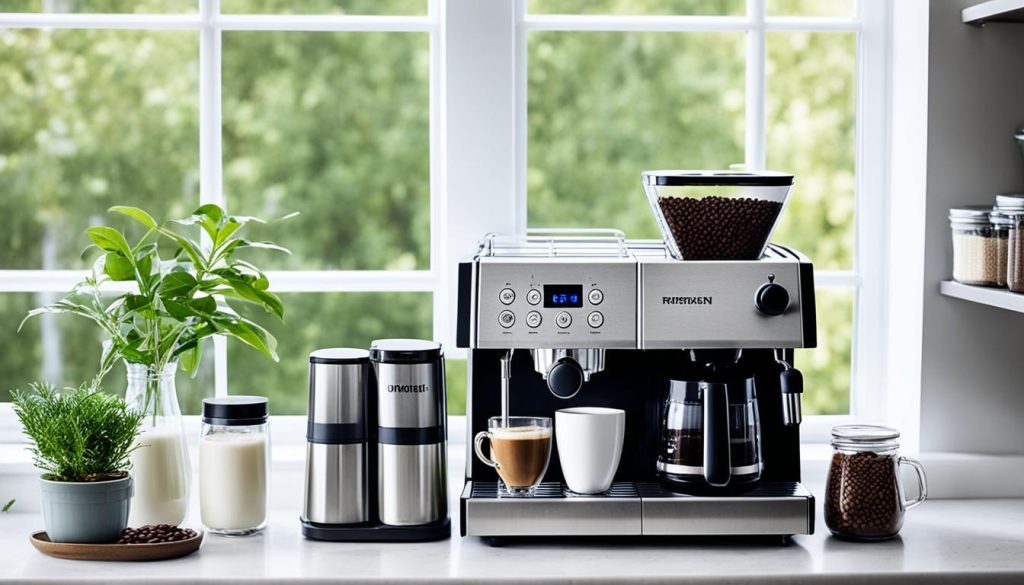 efficient coffee preparation areas