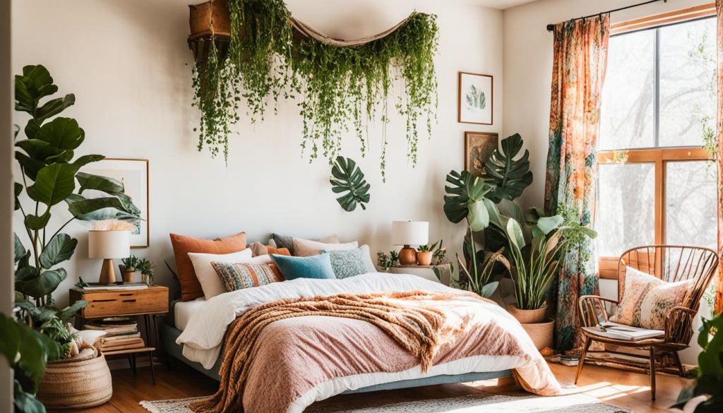 free-spirited bohemian bedroom