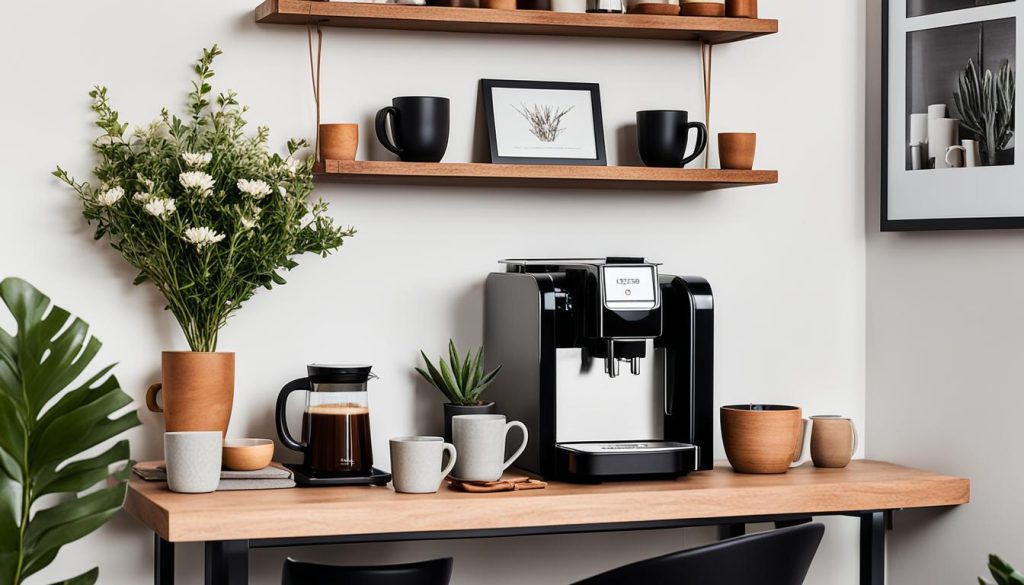 home office coffee bar