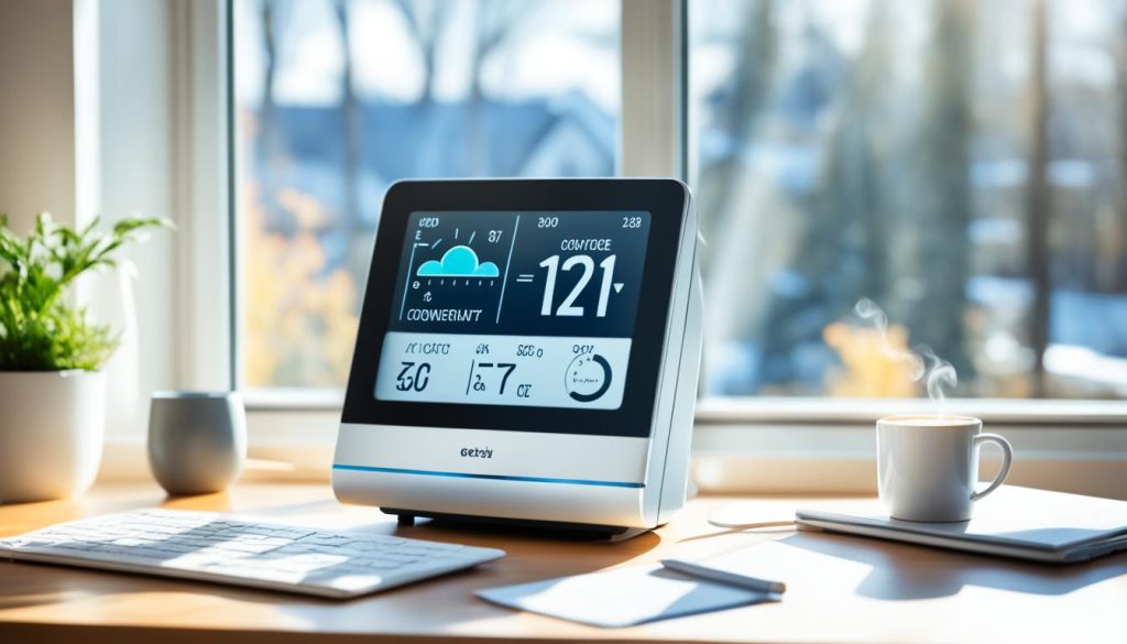 ideal home office temperature