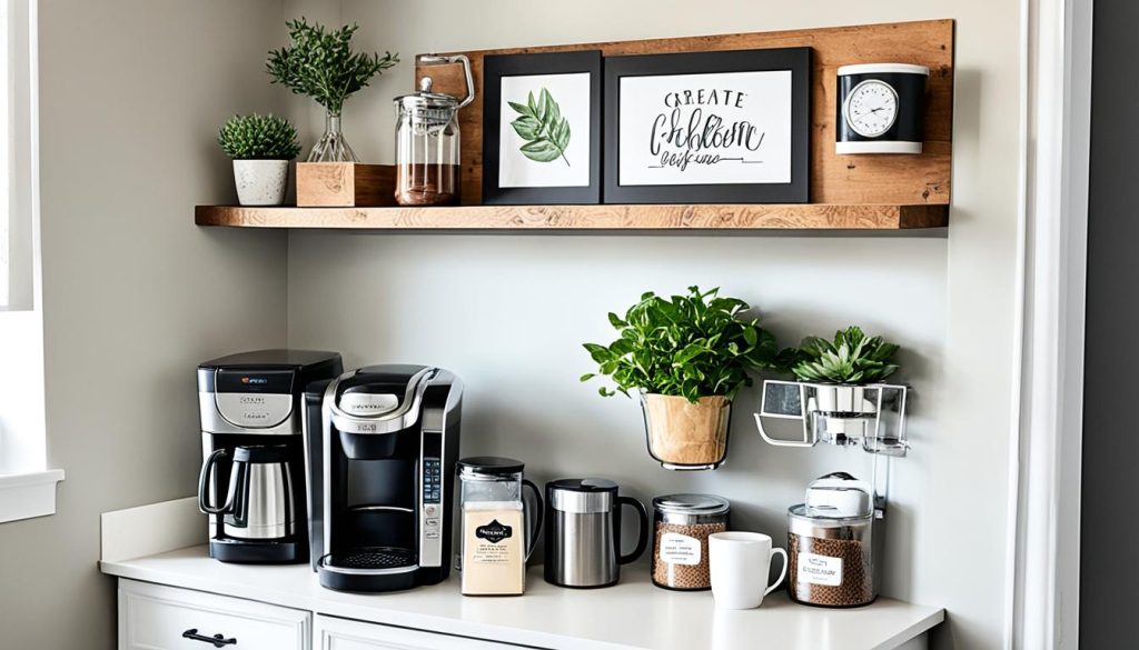 kitchen coffee station