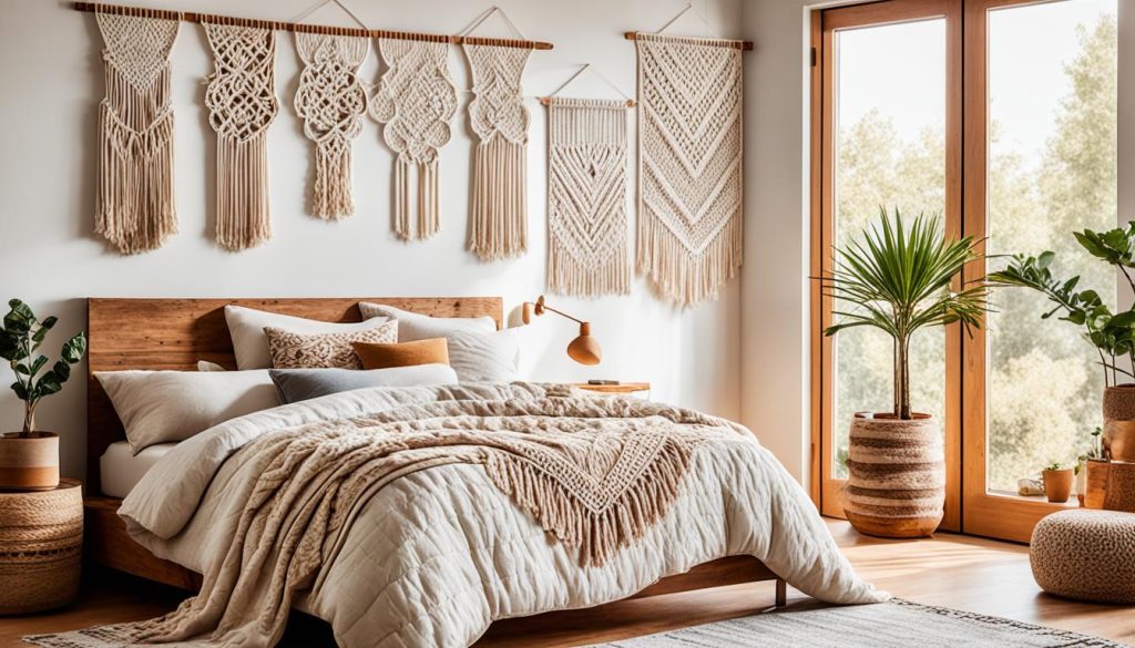 macrame wall art boho