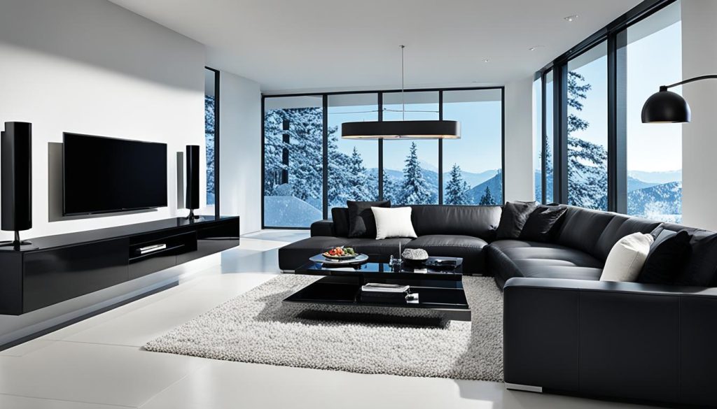 modern black furniture