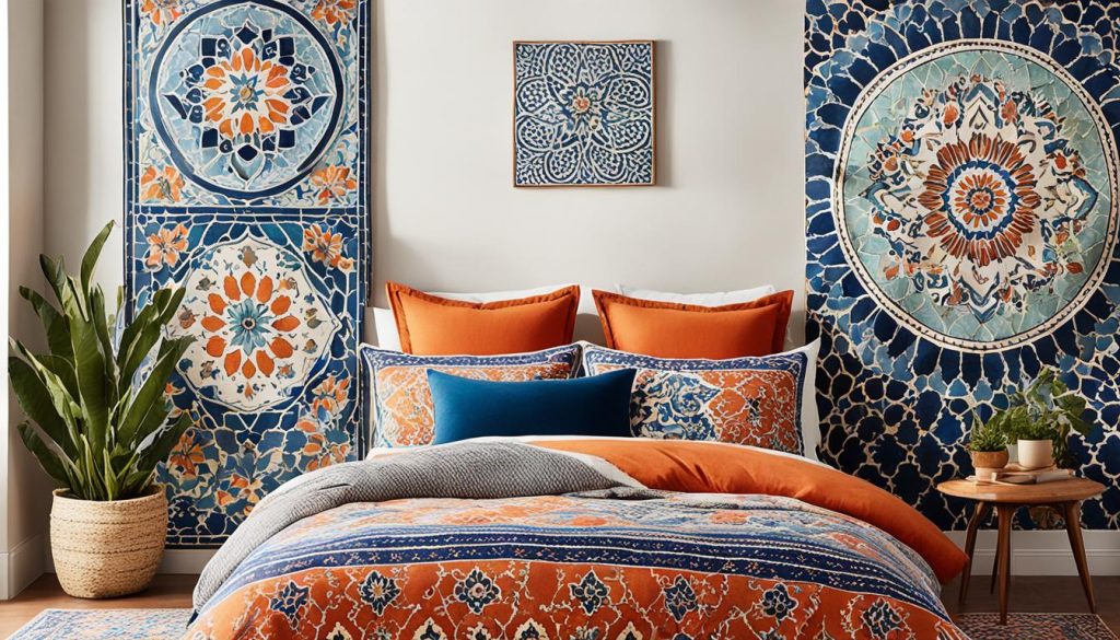 moroccan boho tile prints