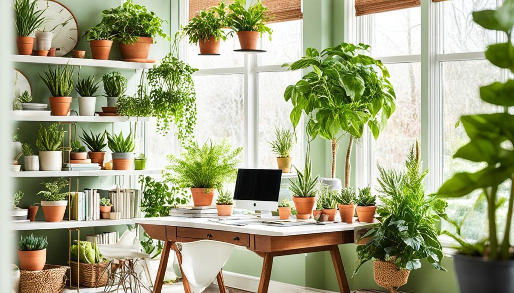 potted plants for sunroom office