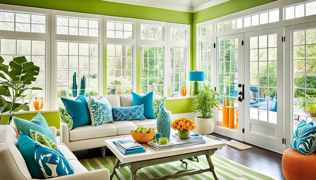 sunroom office paint ideas