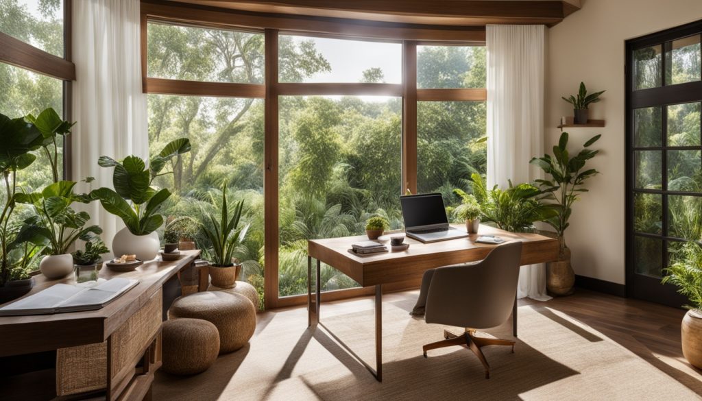 sunroom office window treatments