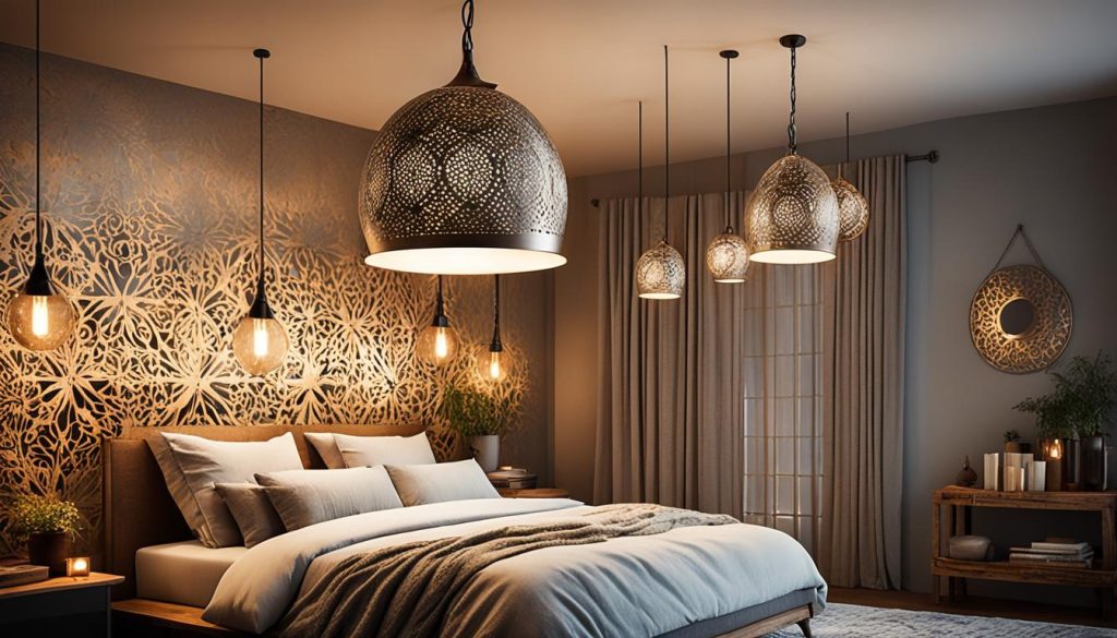 textured pendant lights