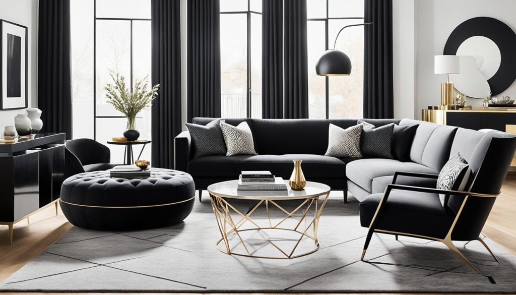 unique black furniture