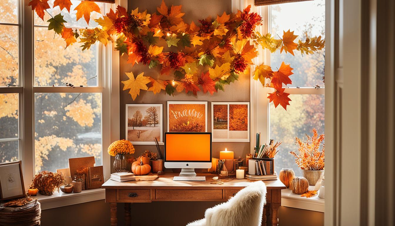 Autumn Home Office Décor Improve Mood