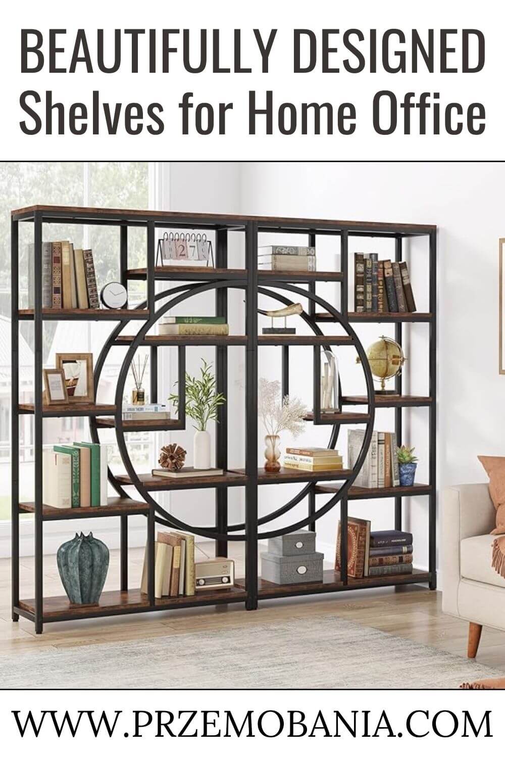 Beautifully Designed Shelves For Home Office 3