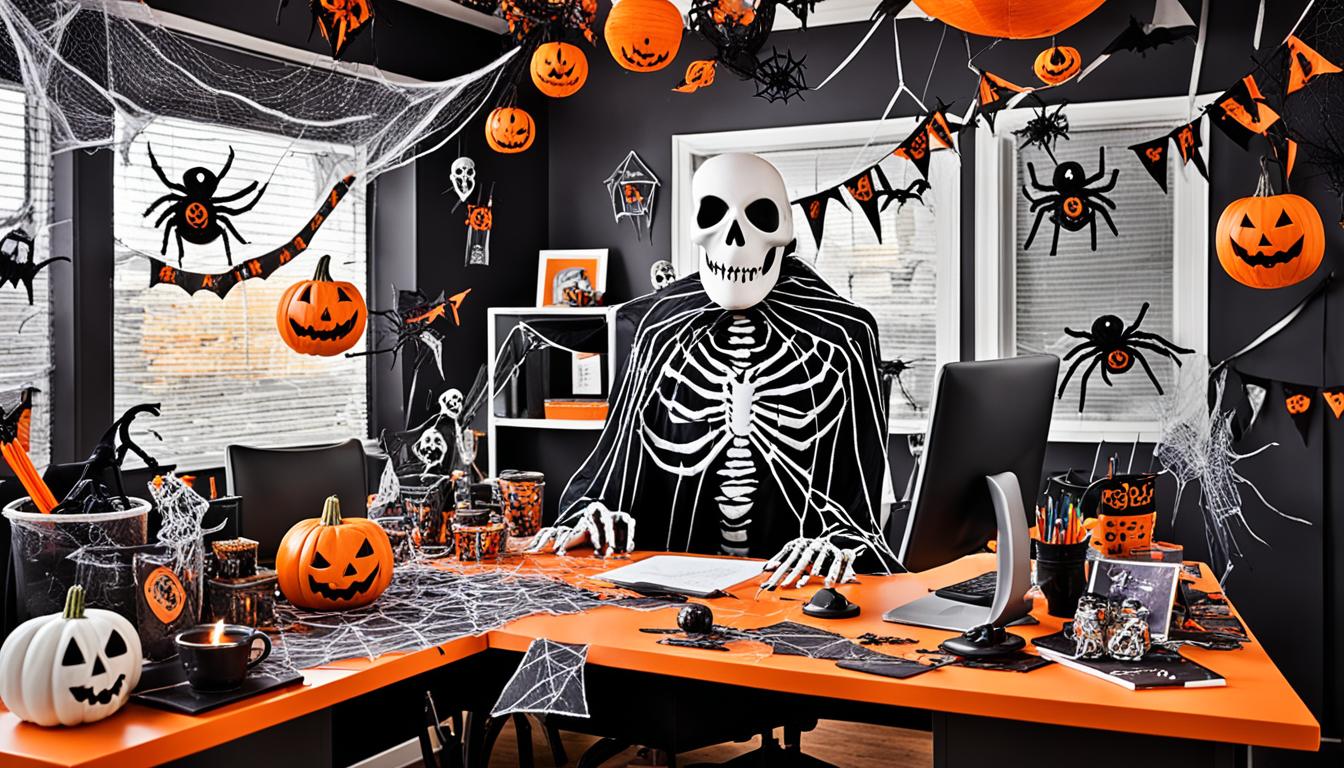 Decorate Home Office for Halloween