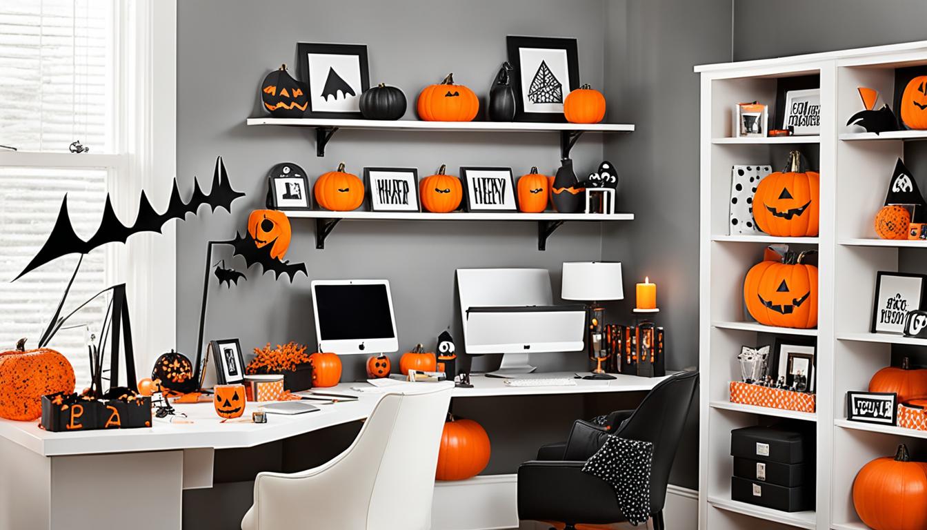 Easy DIY Halloween Home Office Décor Ideas