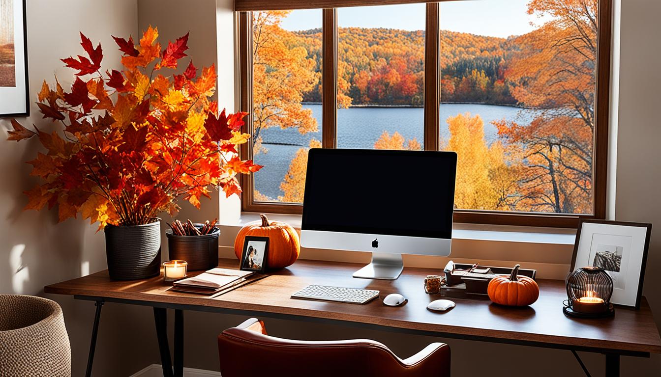 Make Home Office Cozy for Fall