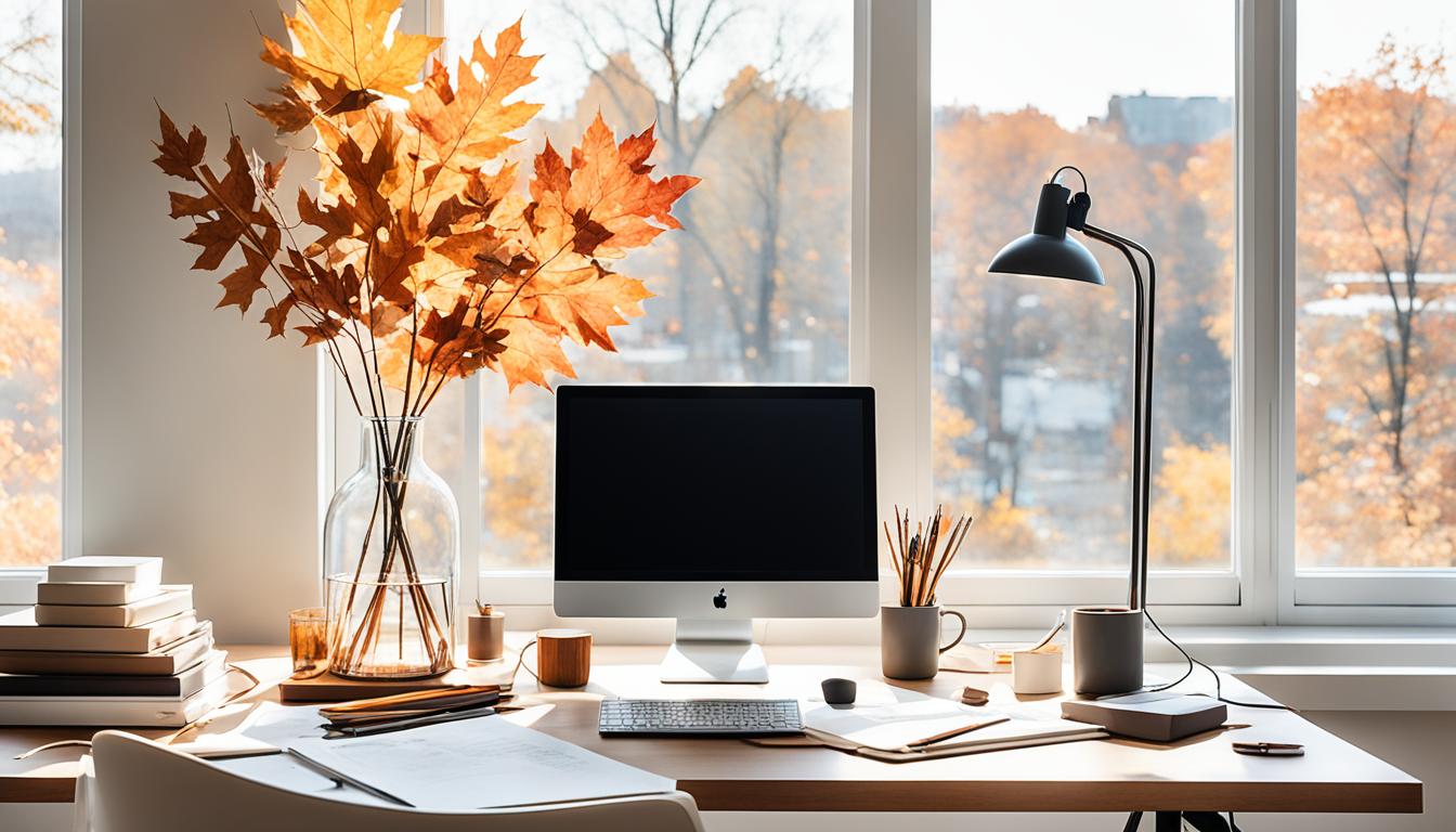 Minimalist Fall Home Office Décor Ideas