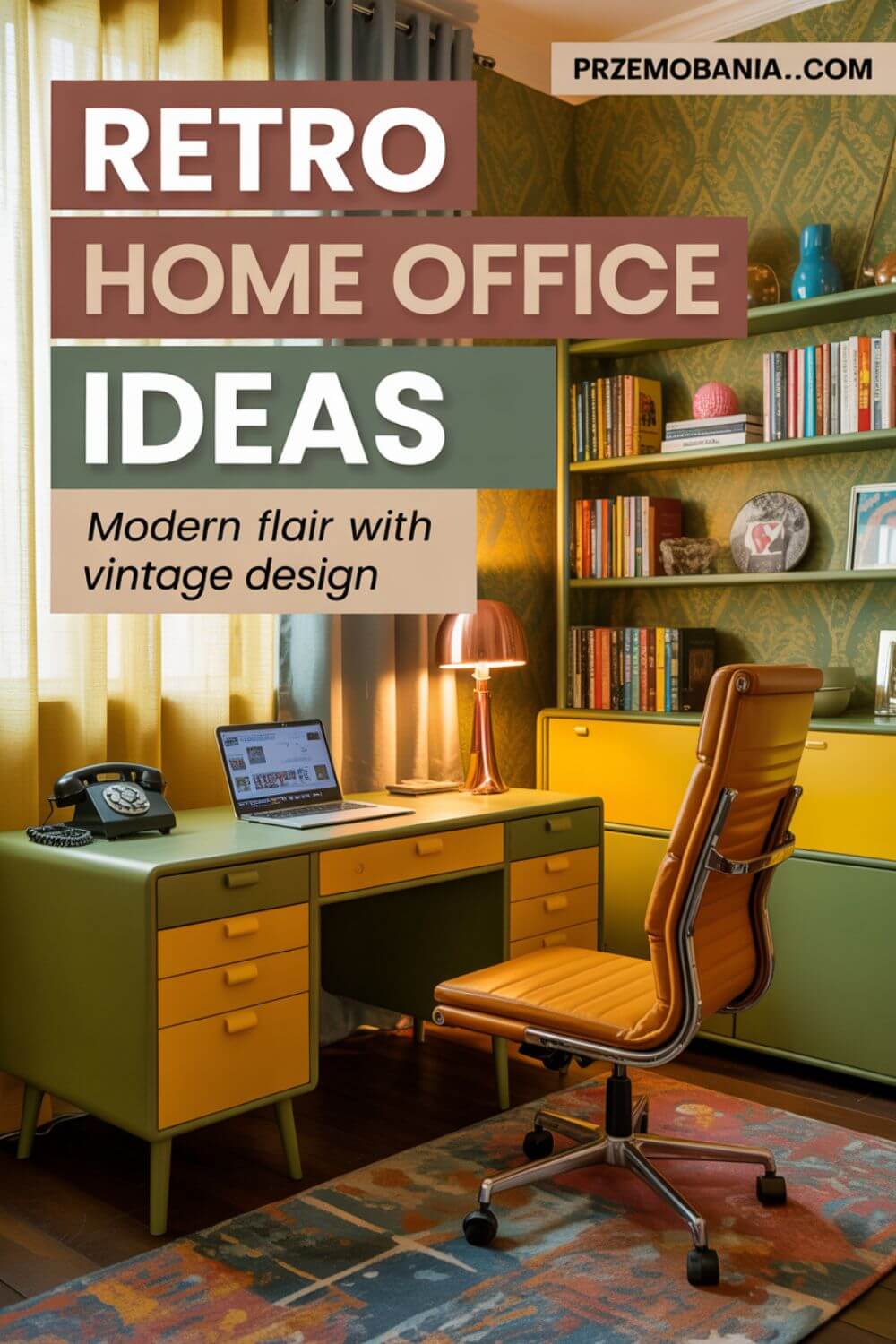 Retro Style Home Office 1