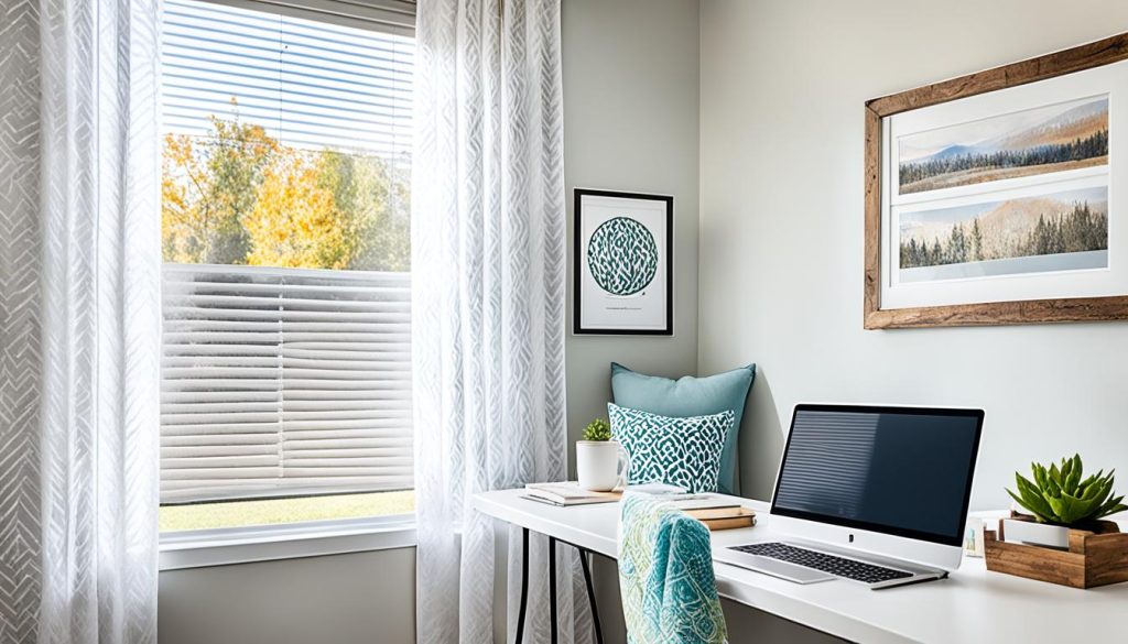 work from home window treatments