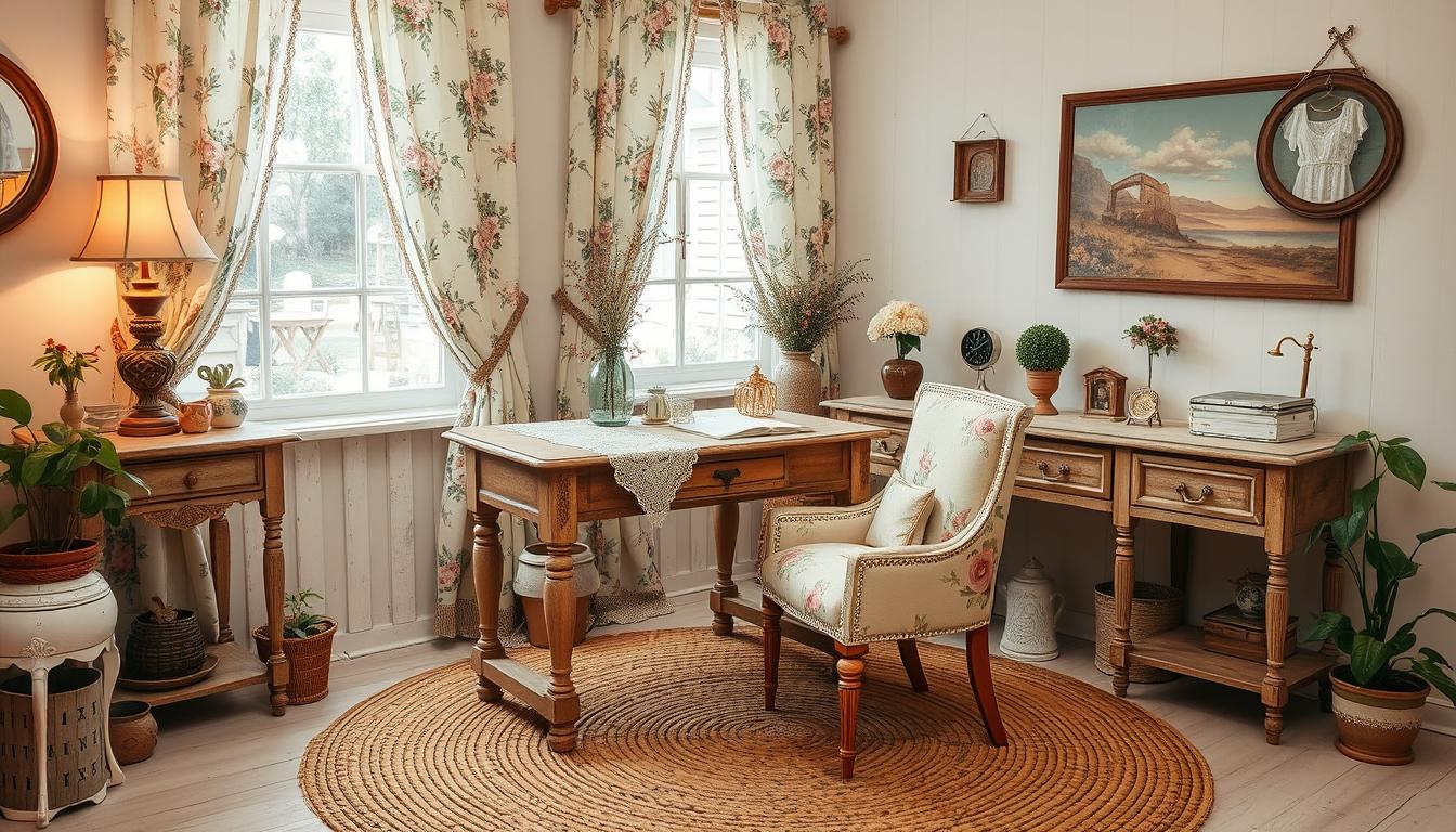 Best textiles for shabby chic office