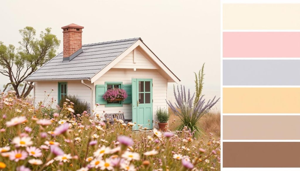 Cottagecore color palettes