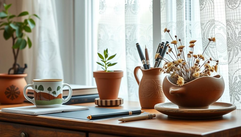 Cottagecore office accessories