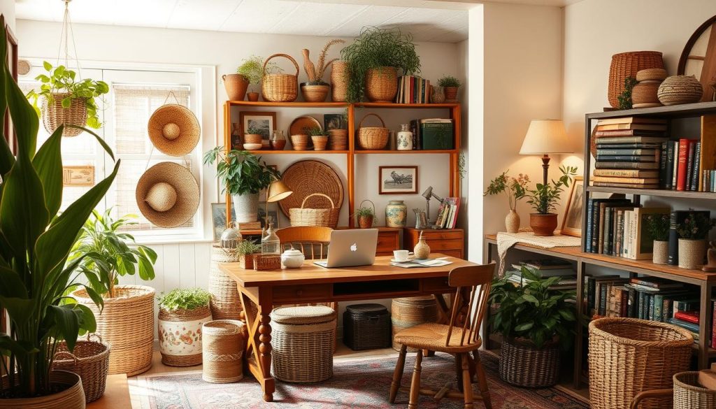 Cottagecore office storage