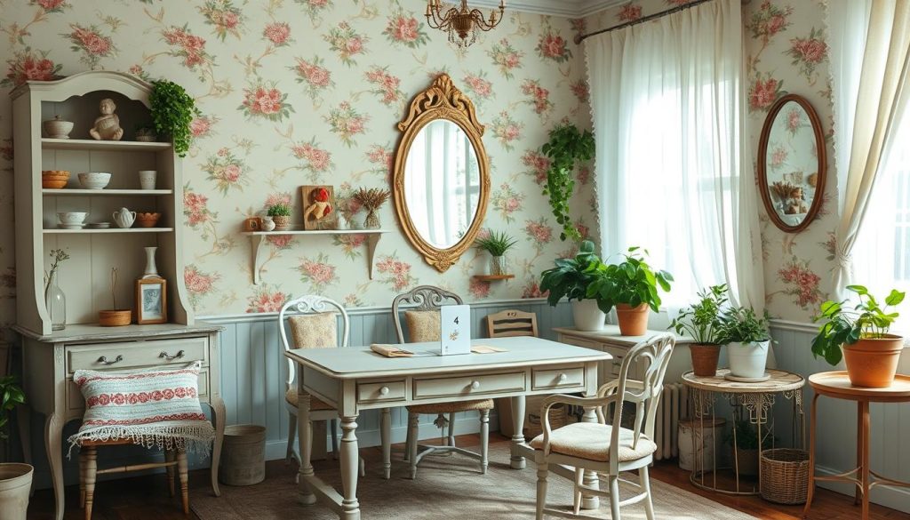 DIY shabby chic office