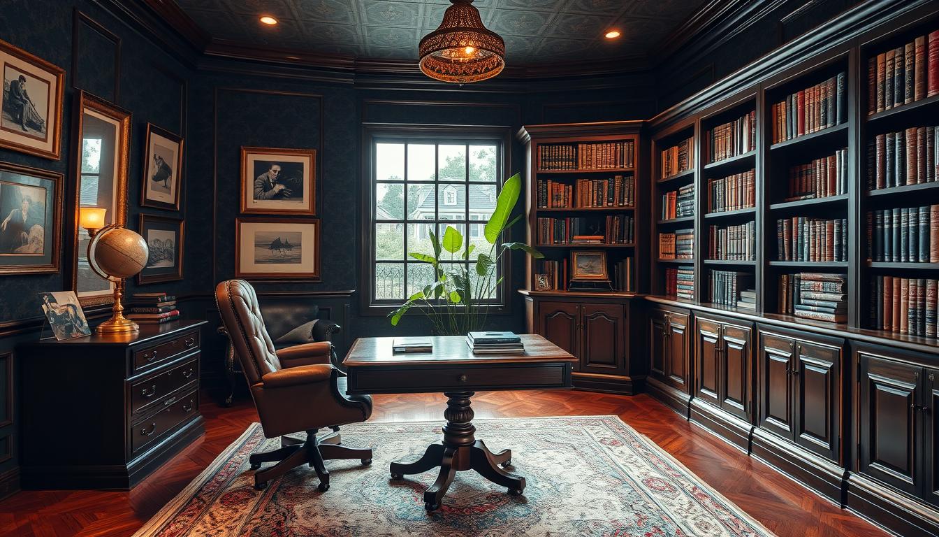 Gentleman’s home office decor ideas