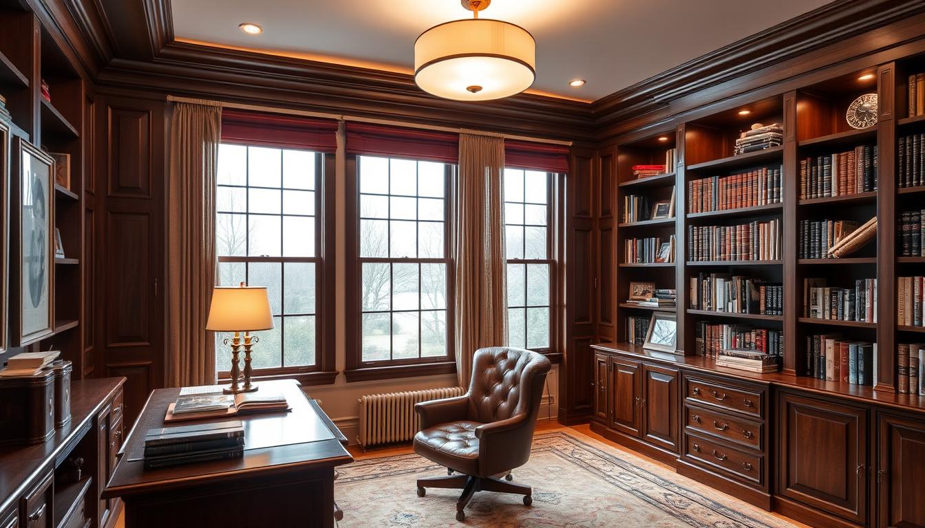 Gentleman’s home office lighting tips