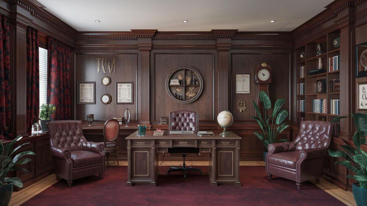 Home Office Aesthetics for Masculine and Feminine Décor - Classic-Gentleman Home Office