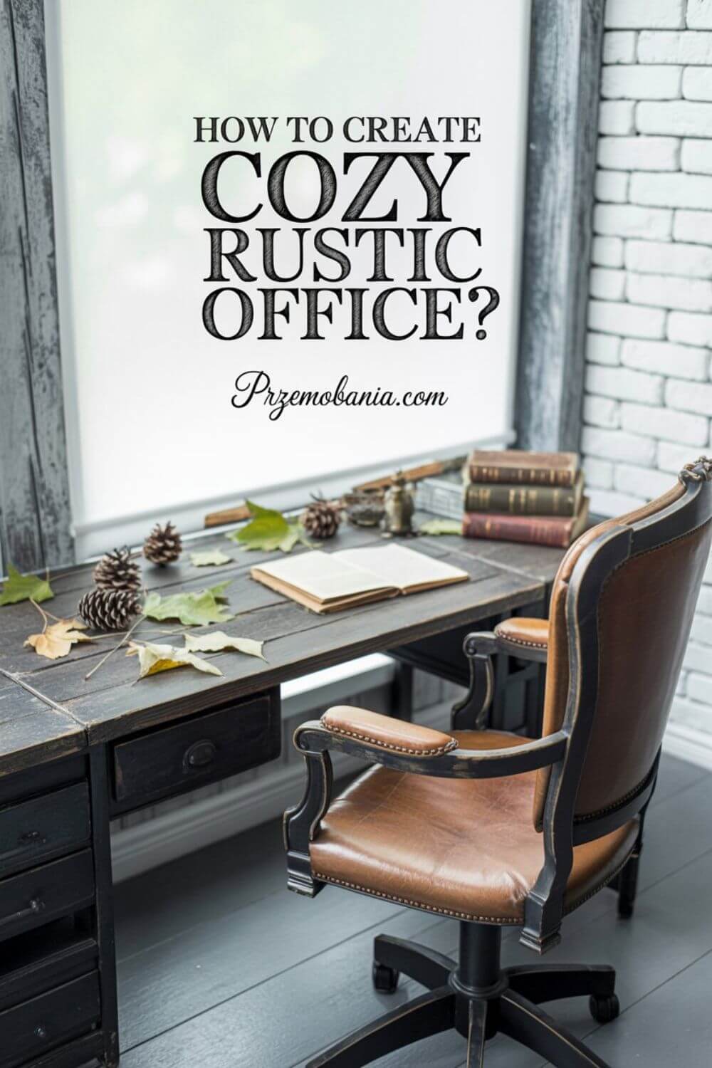 How to Create Cozy Rustic Office