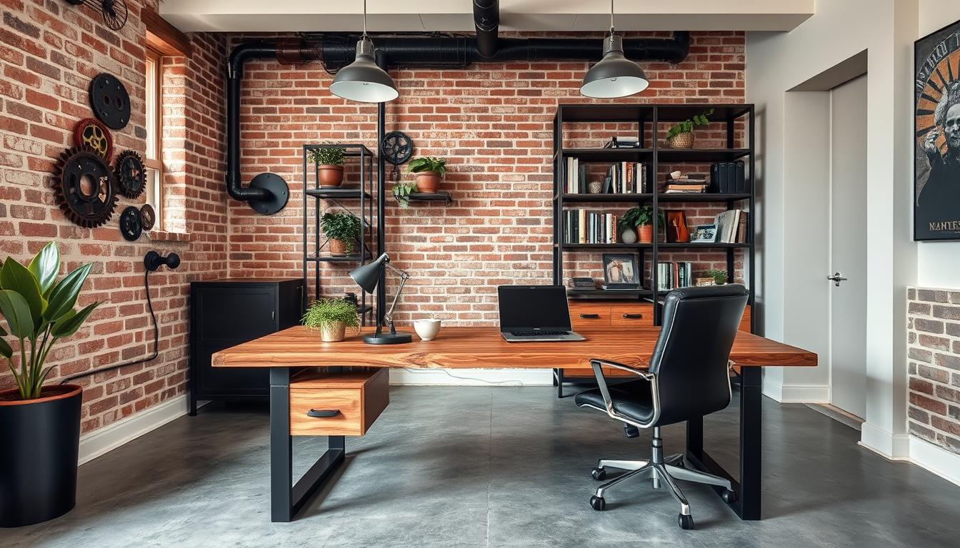 How to Design an Industrial Home Office?
