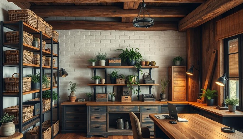 Rustic Storage Solutions