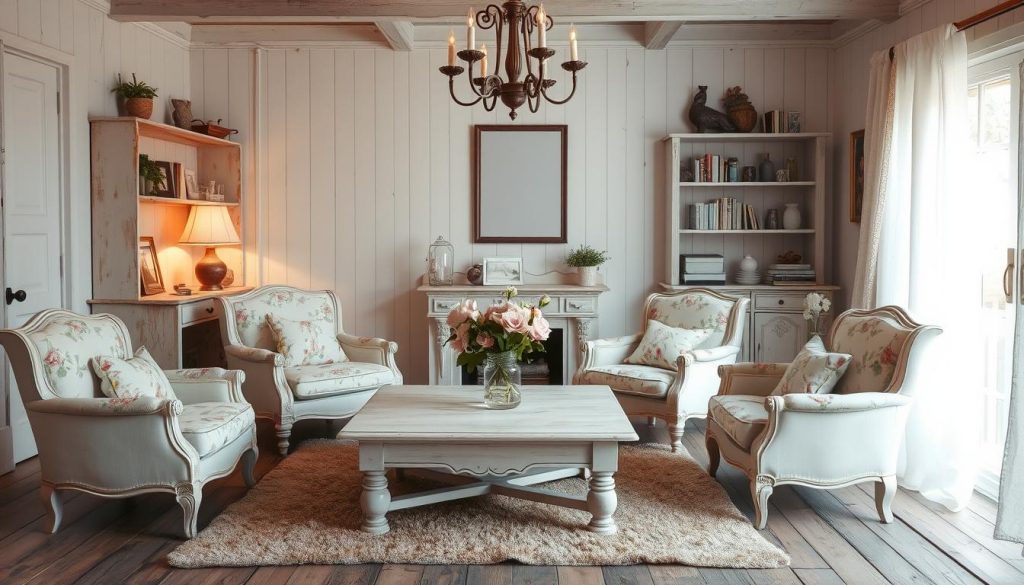 Shabby chic living room