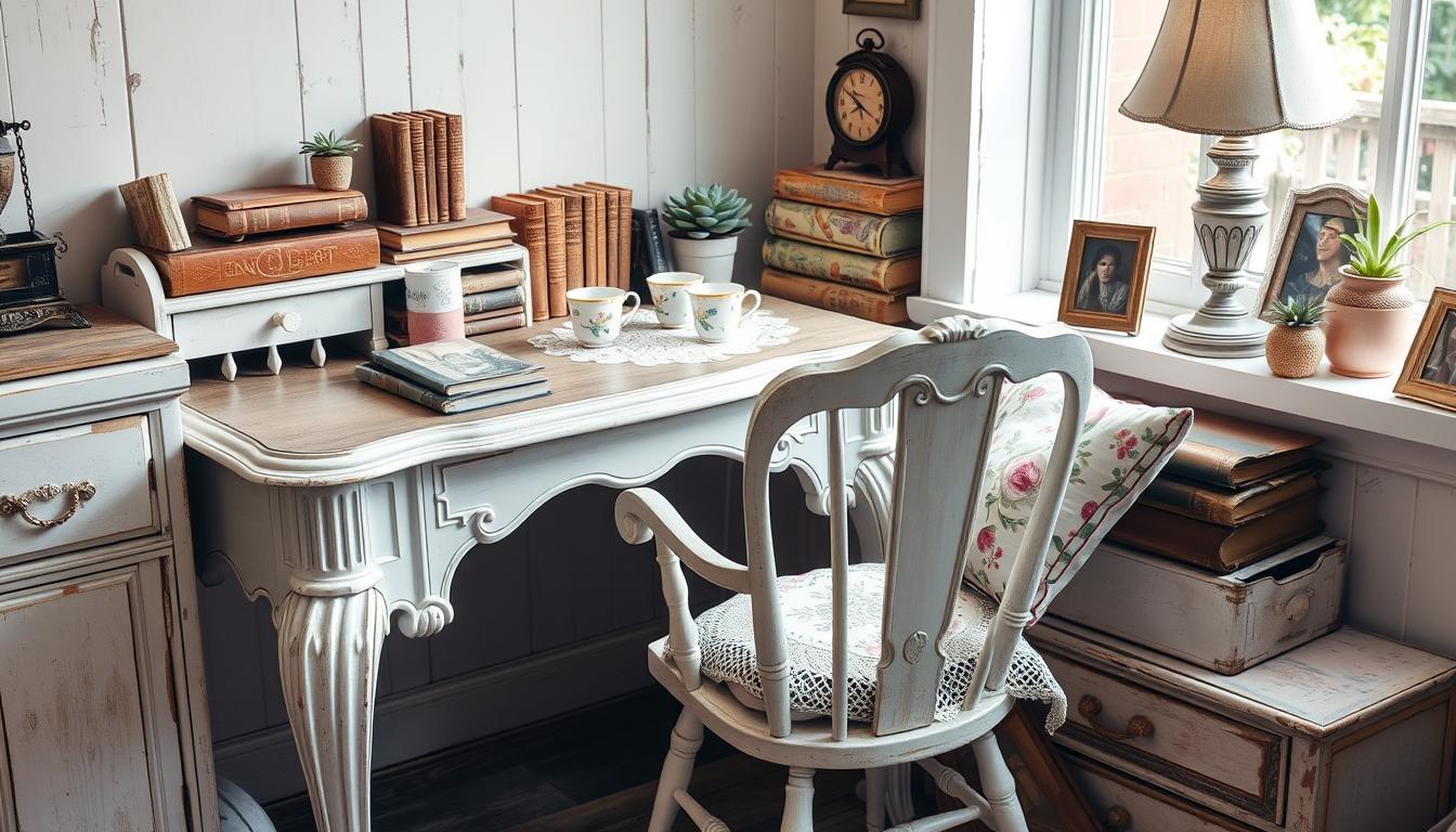 Shabby chic office essentials