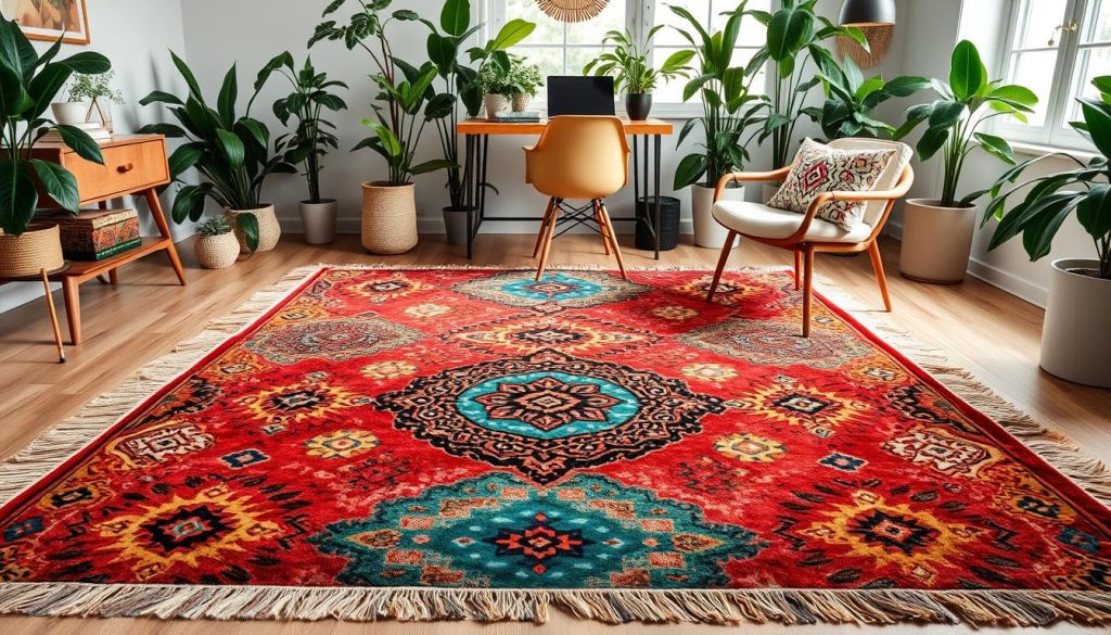 boho chic rug