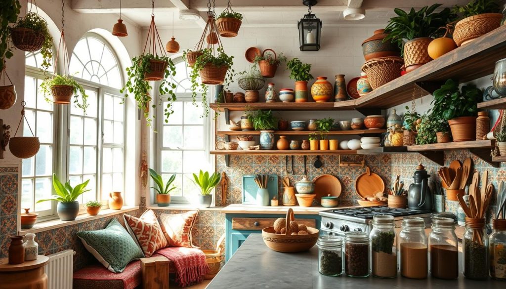 boho kitchen