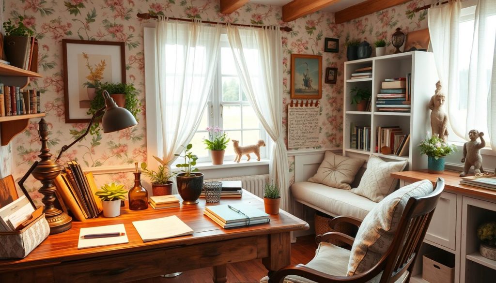 cottagecore home office