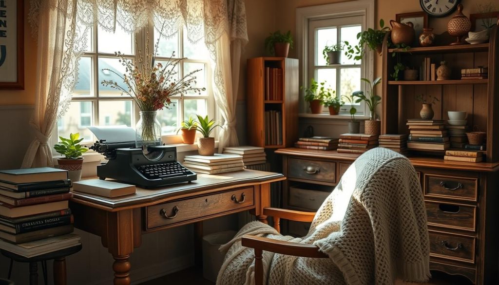 cottagecore home office accessories