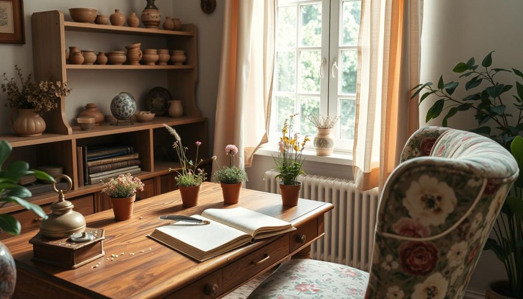 cottagecore office decor