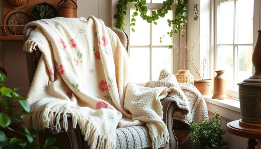 cottagecore throw blankets