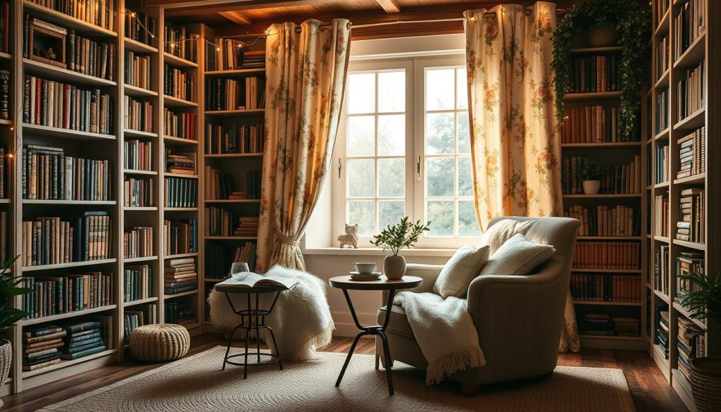 cozy reading nook