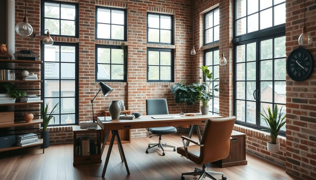 industrial home office design