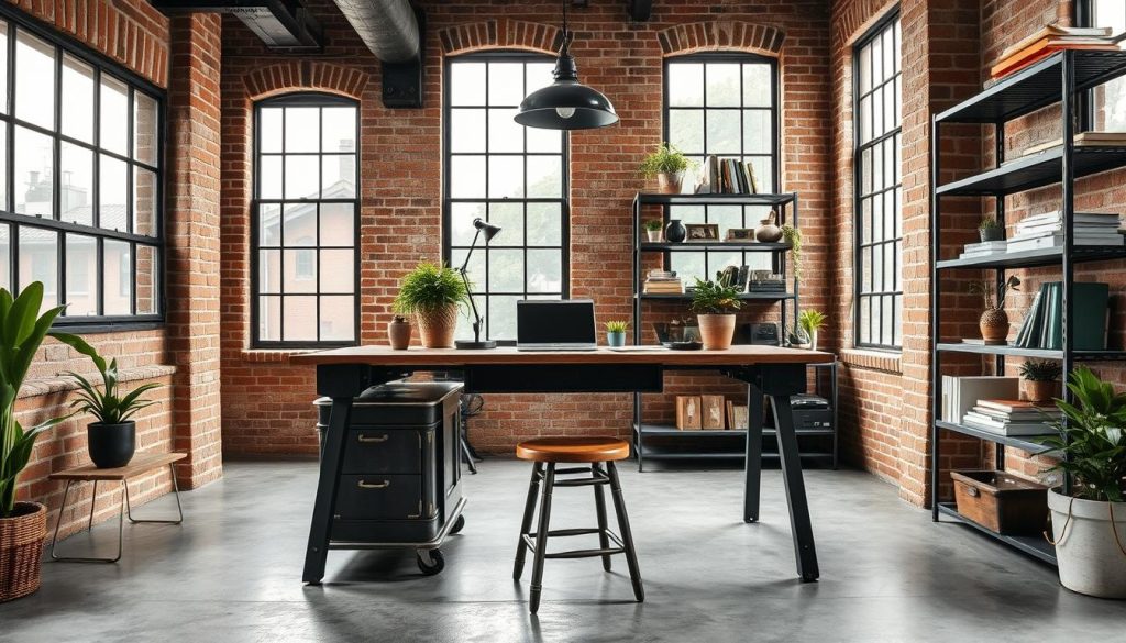 industrial home office design