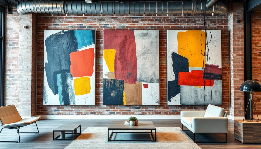 industrial office wall art ideas